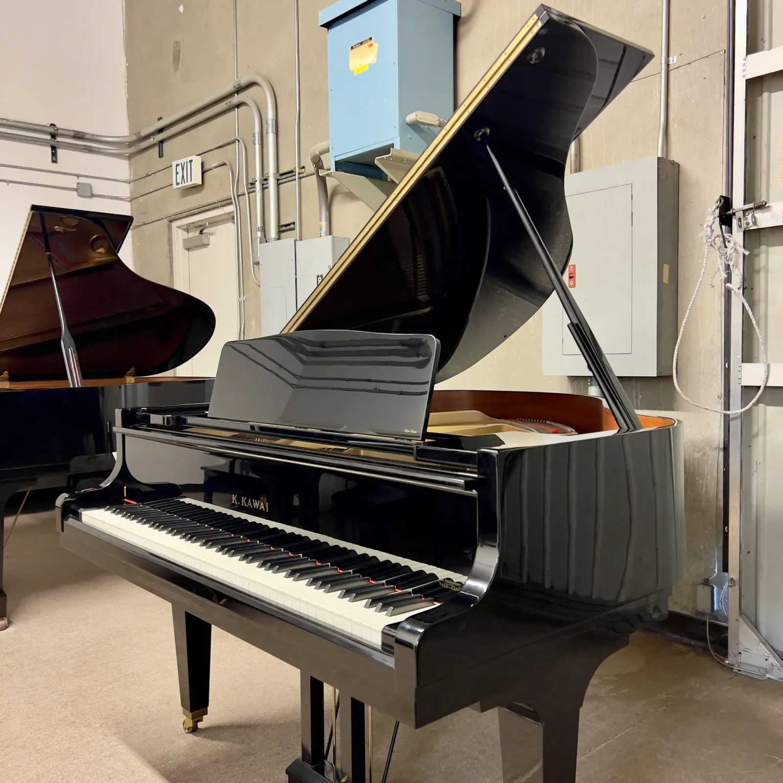 kawai ge 1 baby grand piano 70th anniversary edition ebony polish
