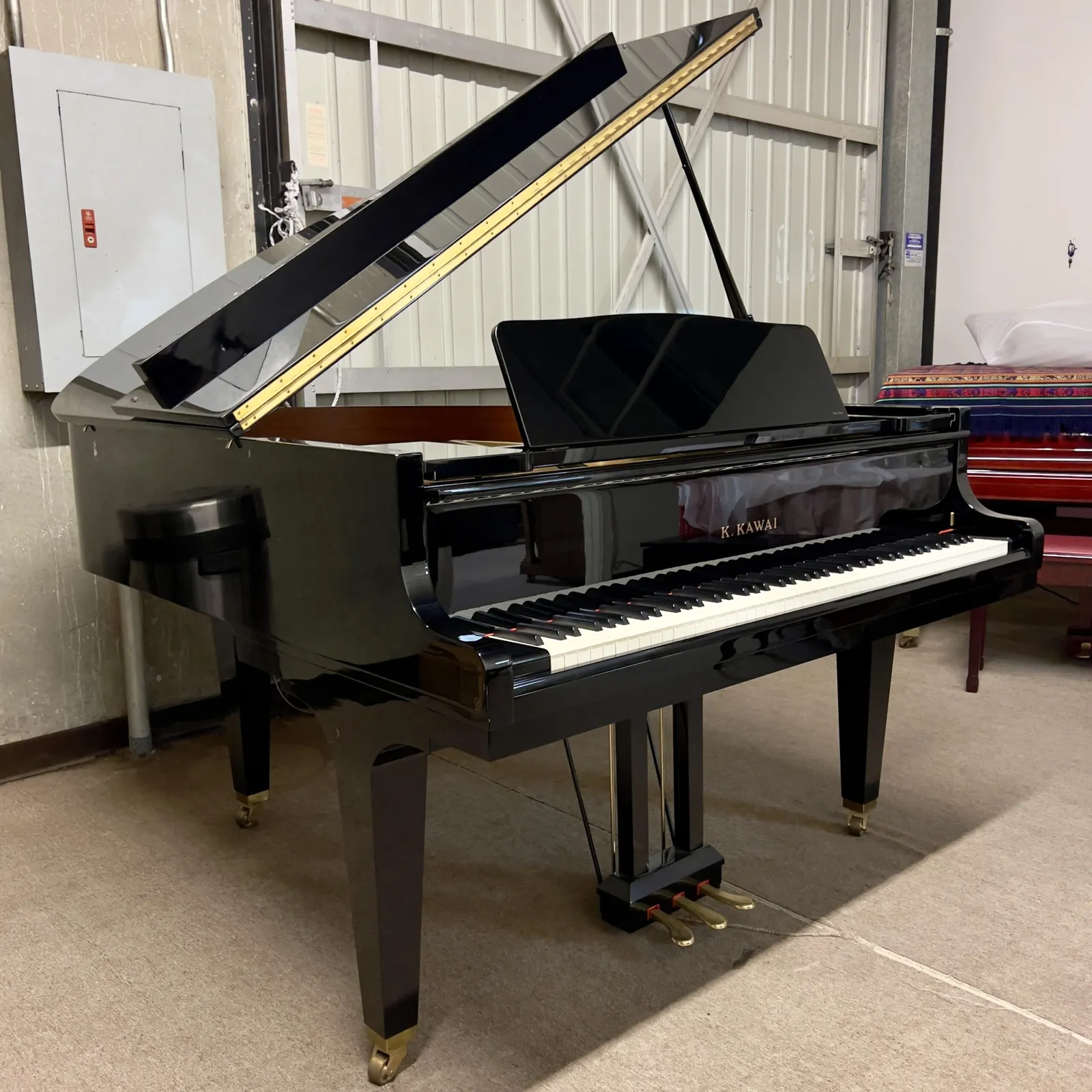 kawai ge 1 baby grand piano 70th anniversary edition ebony polish