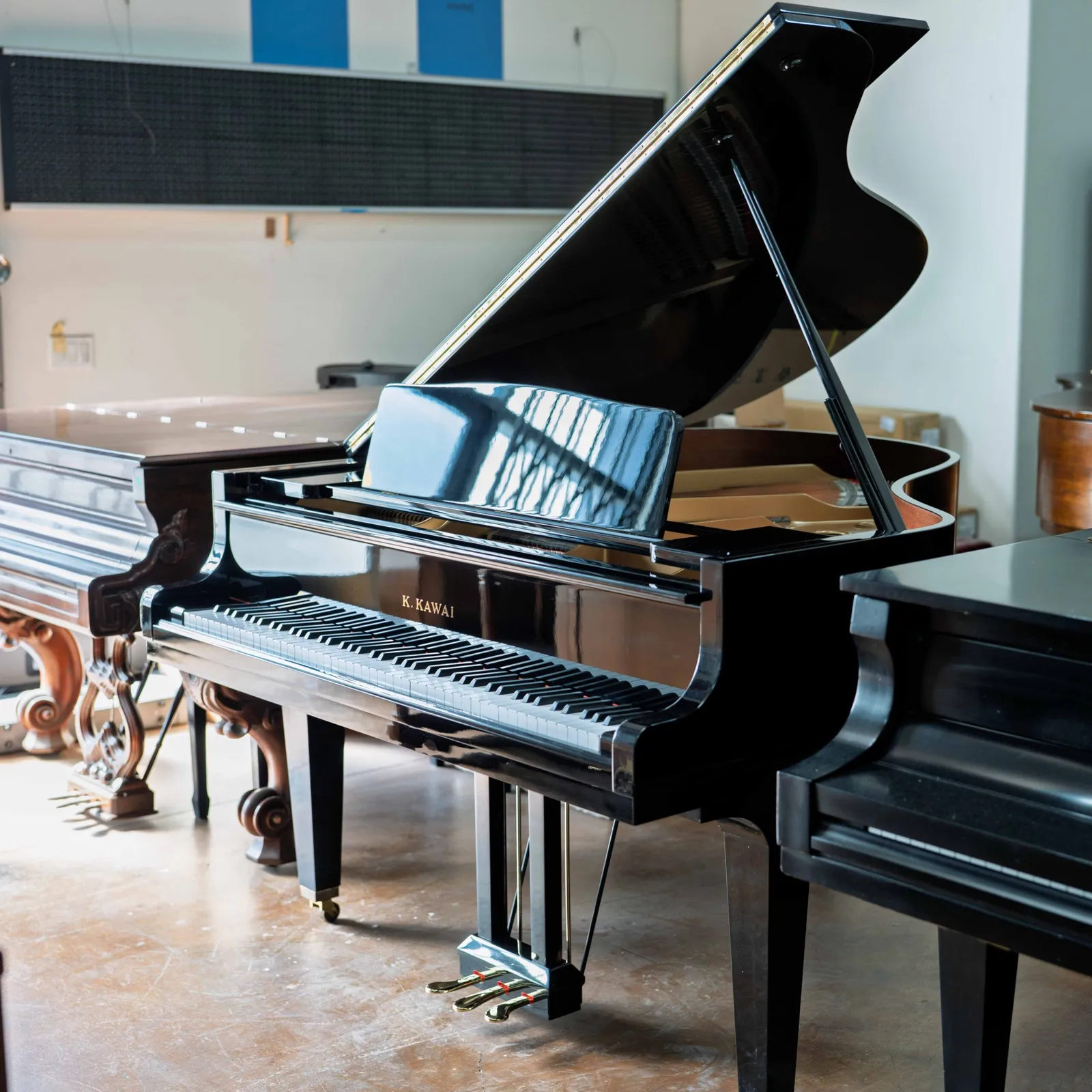 kawai ge 3 grand piano