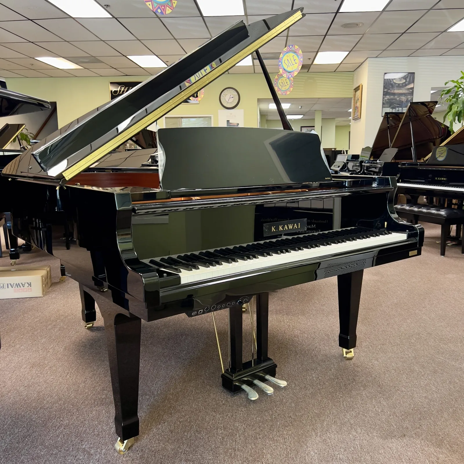 kawai gx 2 aures grand piano ebony polish