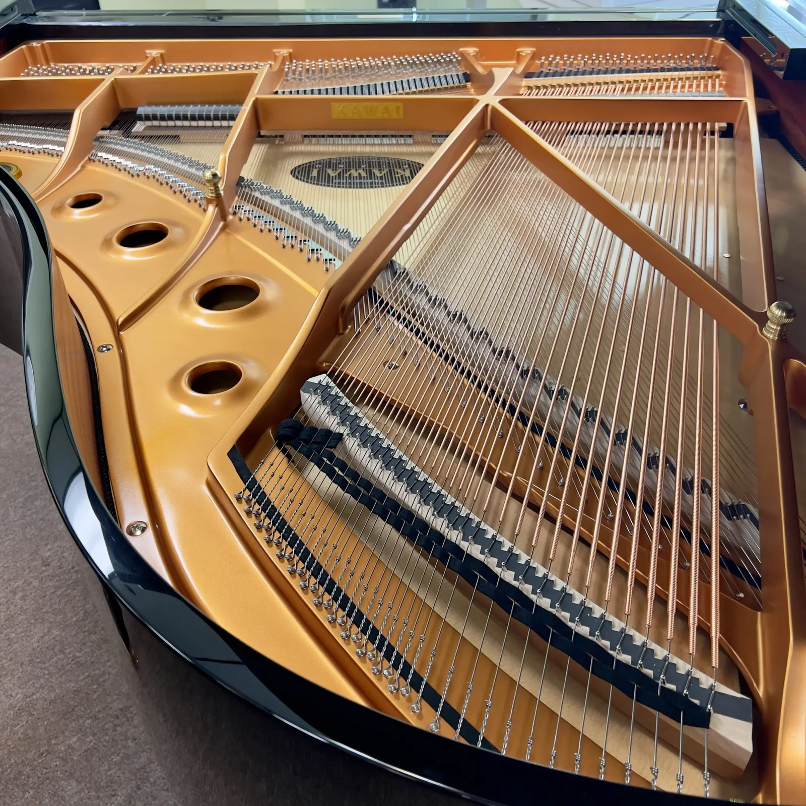 kawai gx 2 aures grand piano ebony polish