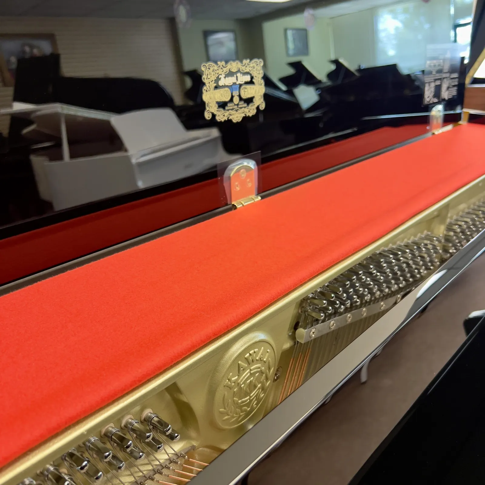 kawai k 15 atx3l upright piano ebony polish