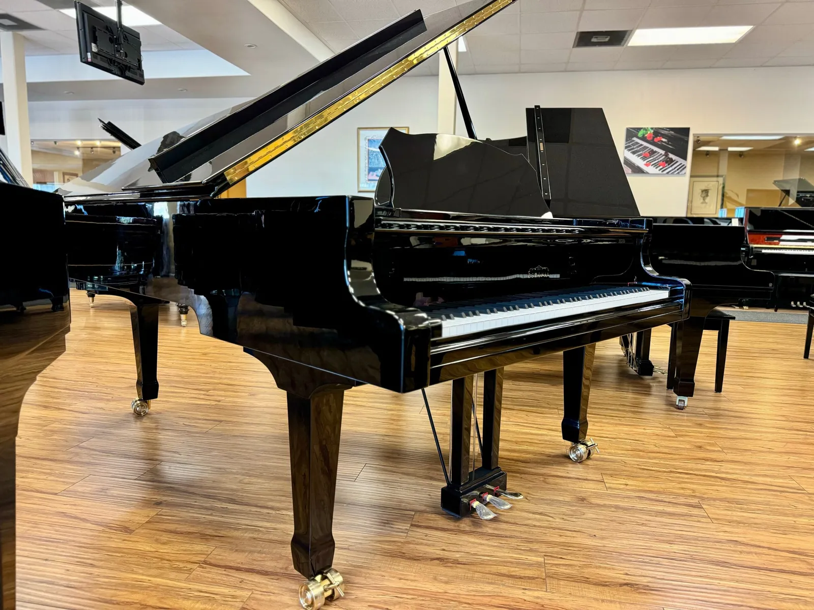 new estonia model l225 grand piano ebony polish