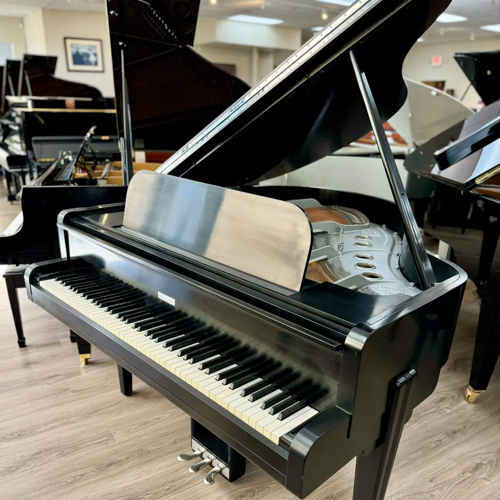 rare 1943 art deco steinway sons model s baby grand piano ebony satin