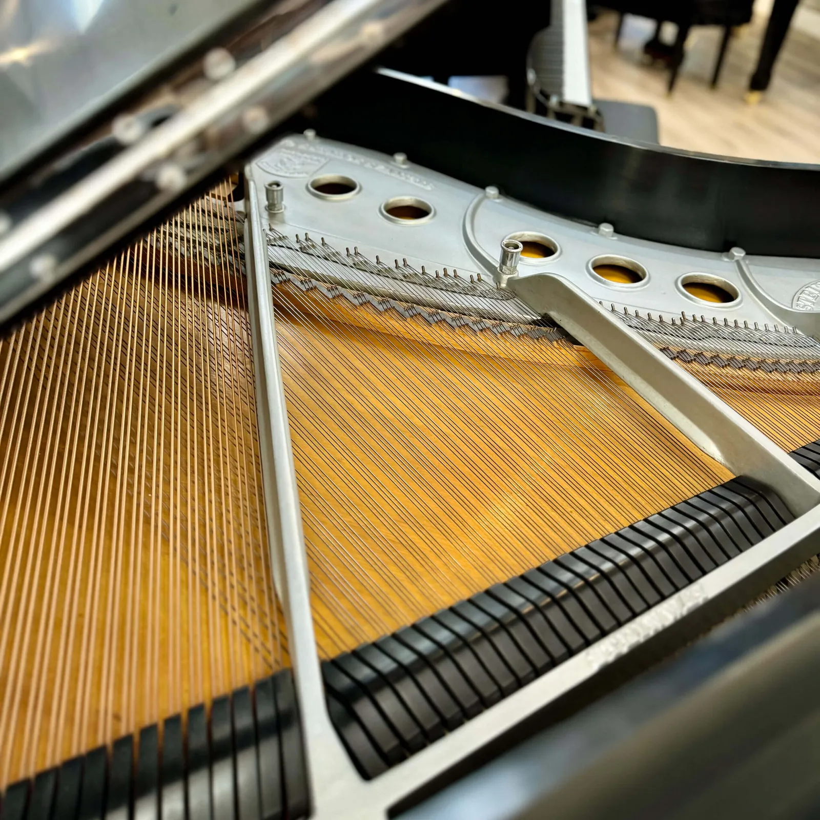rare 1943 art deco steinway sons model s baby grand piano ebony satin