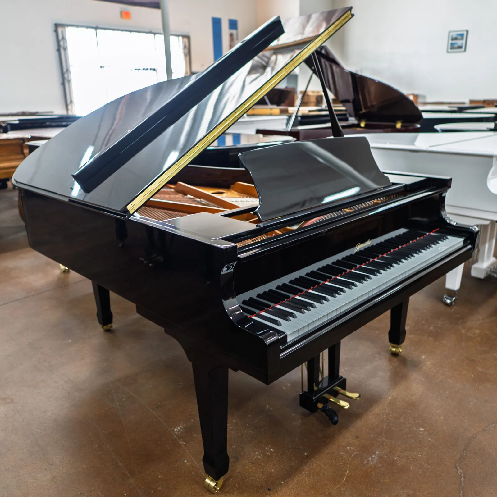 ritmuller legacy gh188r grand piano ebony polish