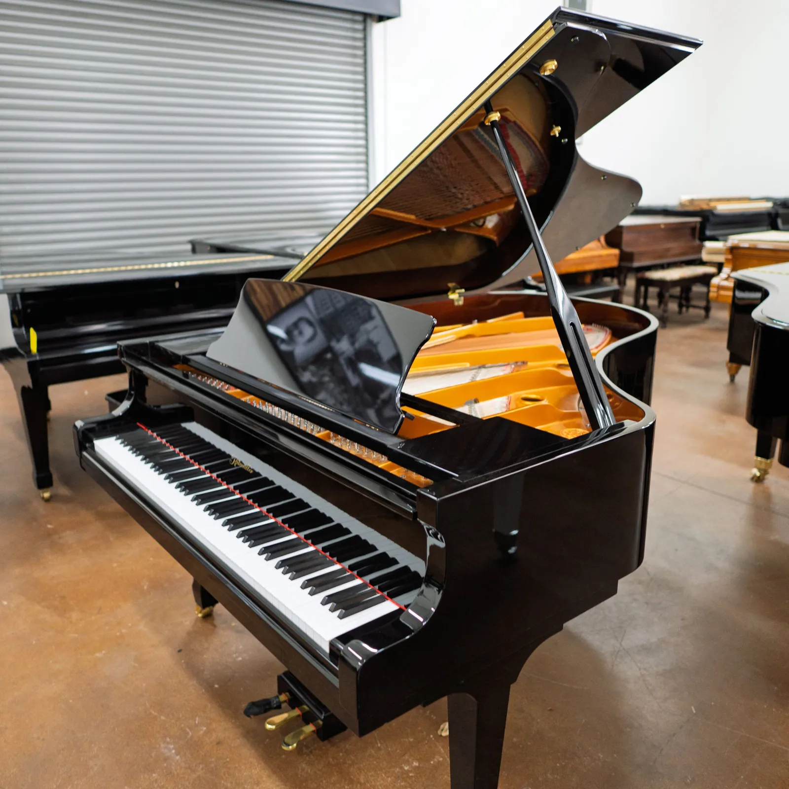 ritmuller legacy gh188r grand piano ebony polish