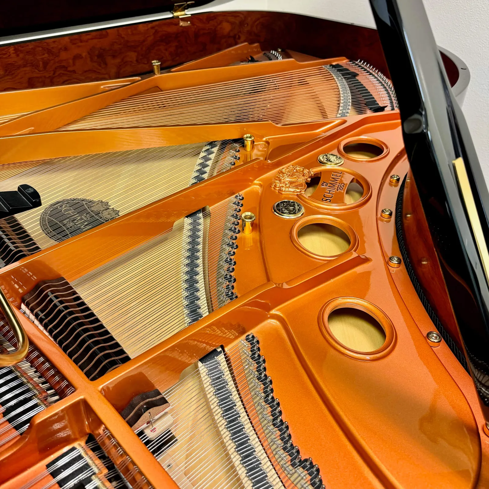 schimmel konzert series sp189 concert grand piano ebony polish