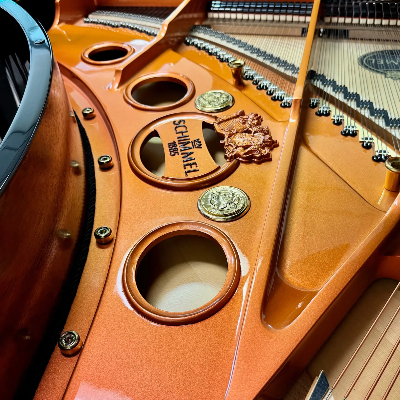 schimmel konzert series sp189 concert grand piano ebony polish