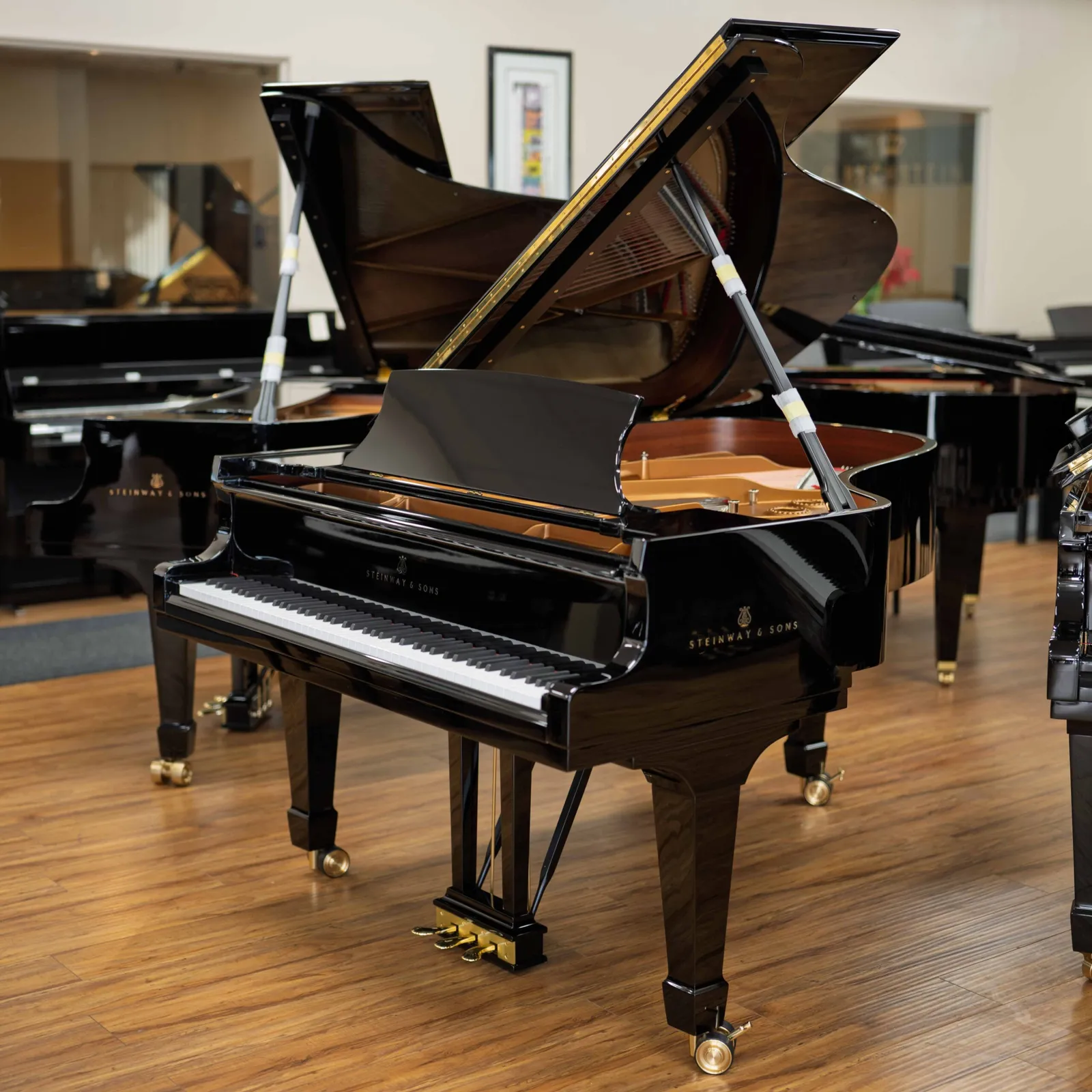 steinway sons model a grand piano ebony polish