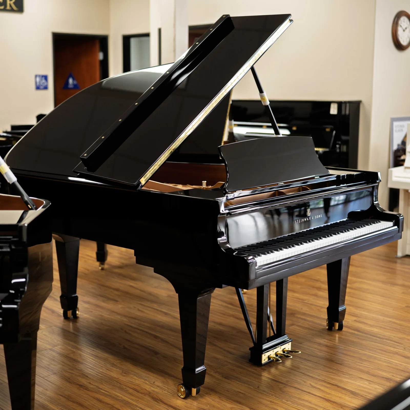 steinway sons model a grand piano ebony polish