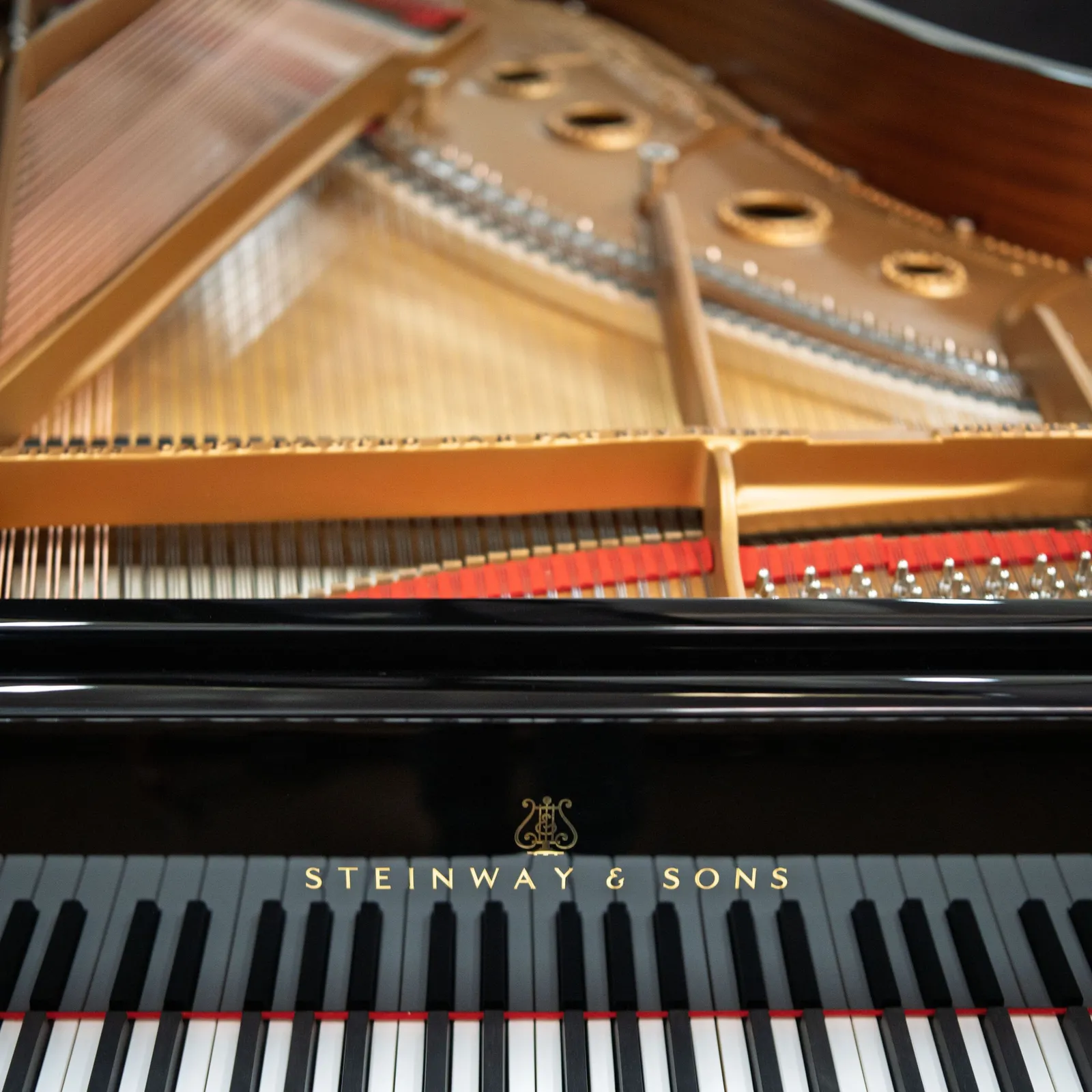 steinway sons model a salon grand piano ebony polish