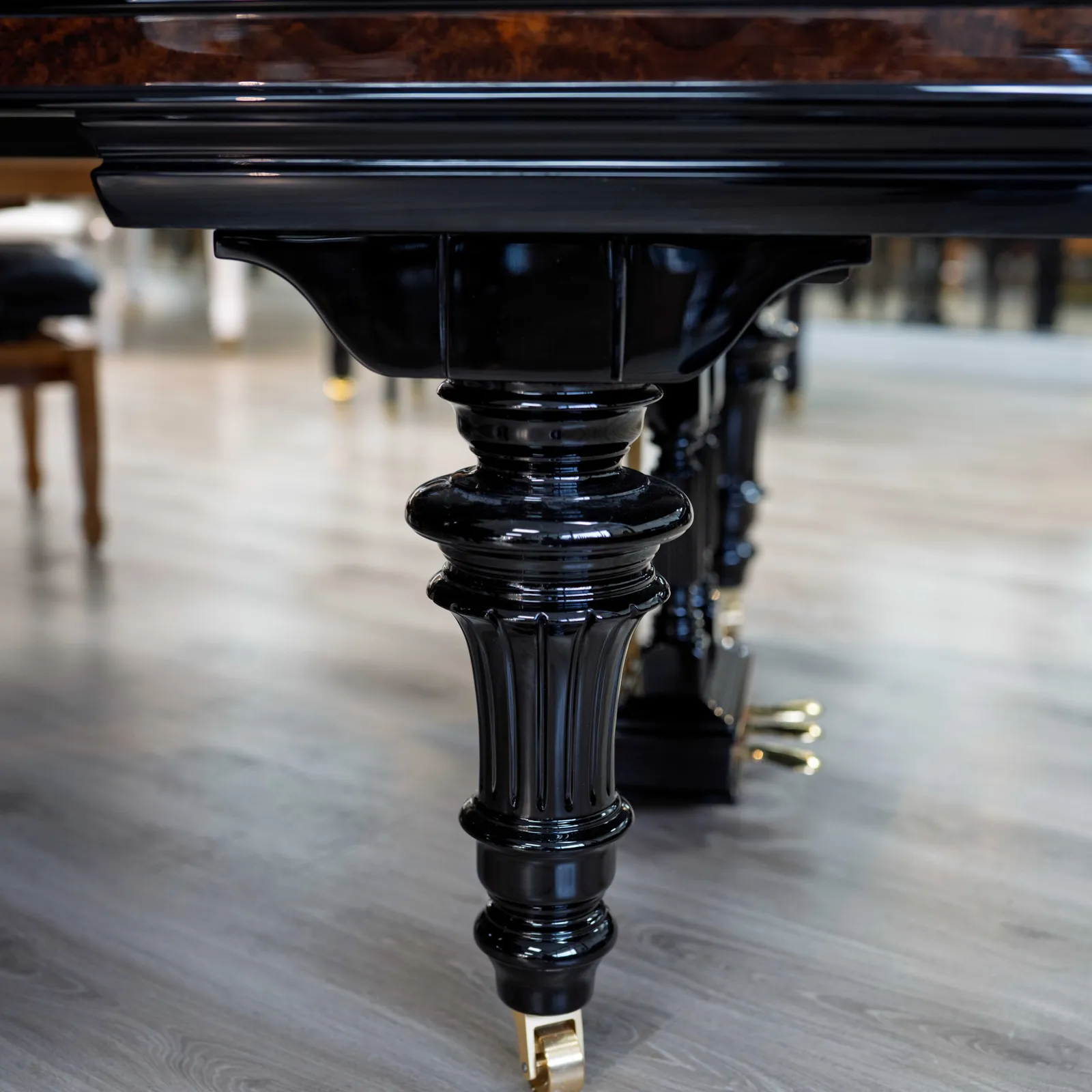 steinway sons model a victorian ebony polish w burl walnut