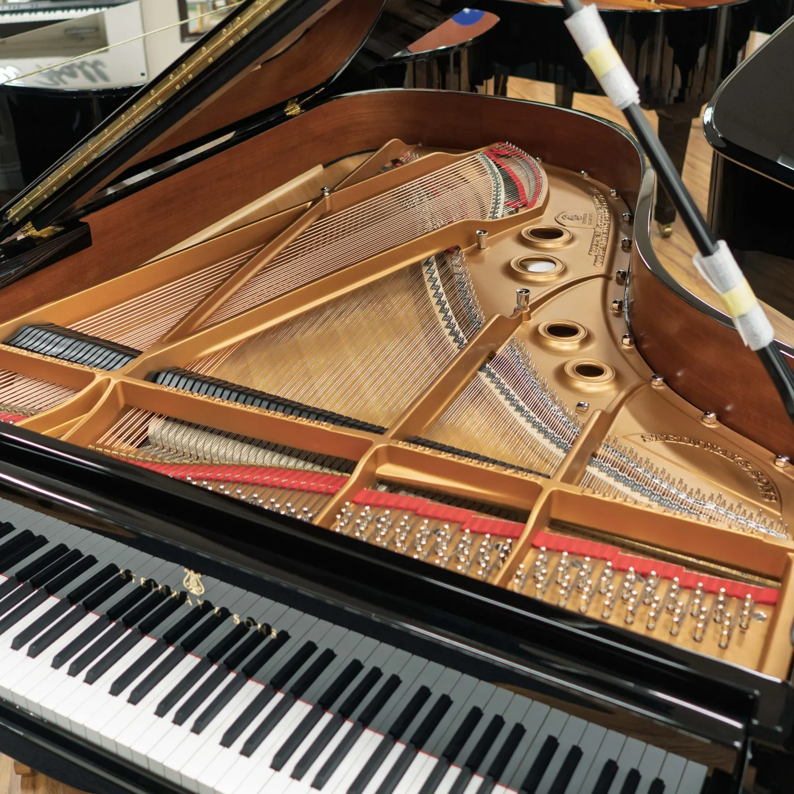 steinway sons model a3 grand piano ebony polish