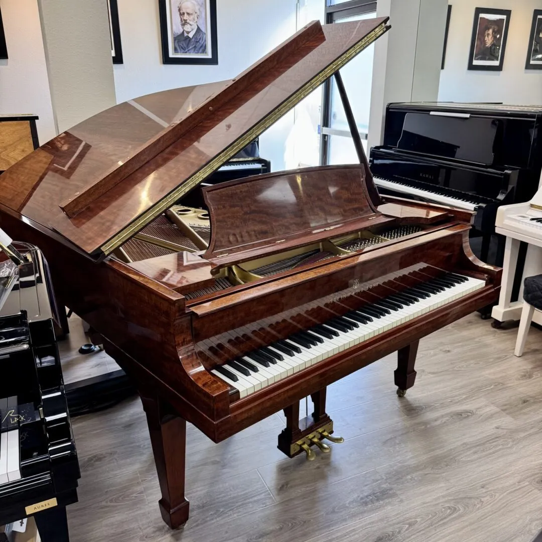 steinway sons model a3 grand piano mahogany finish