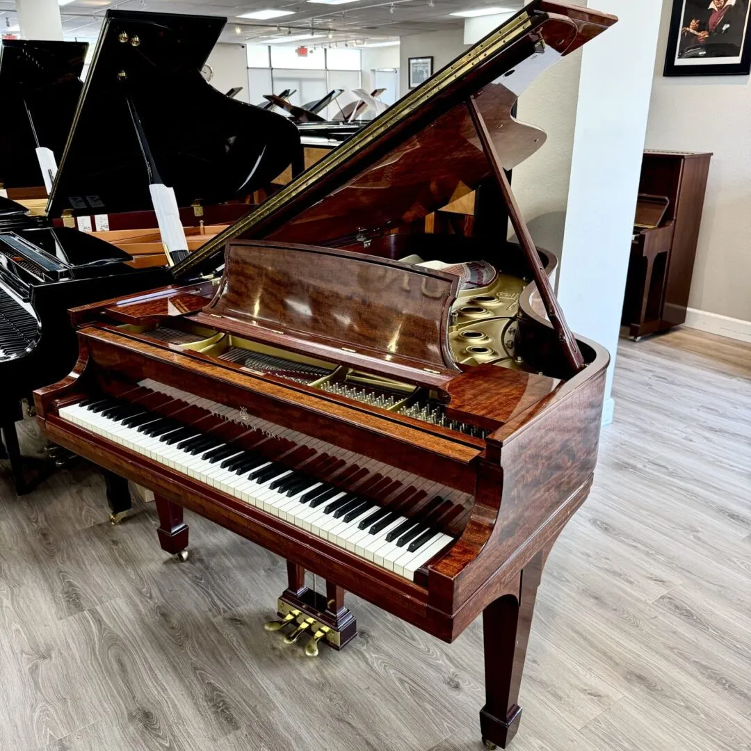 steinway sons model a3 grand piano mahogany finish