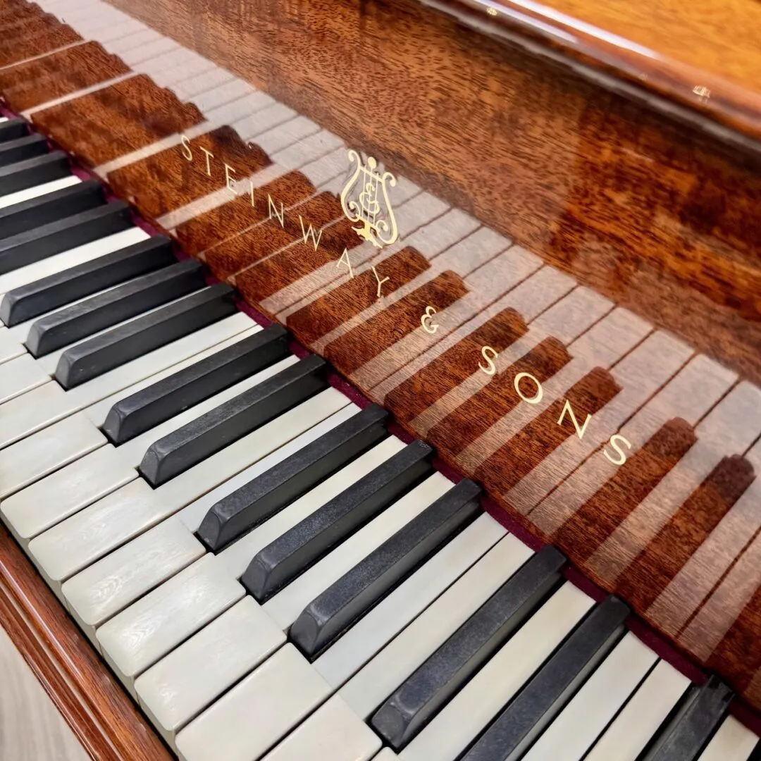steinway sons model a3 grand piano mahogany finish
