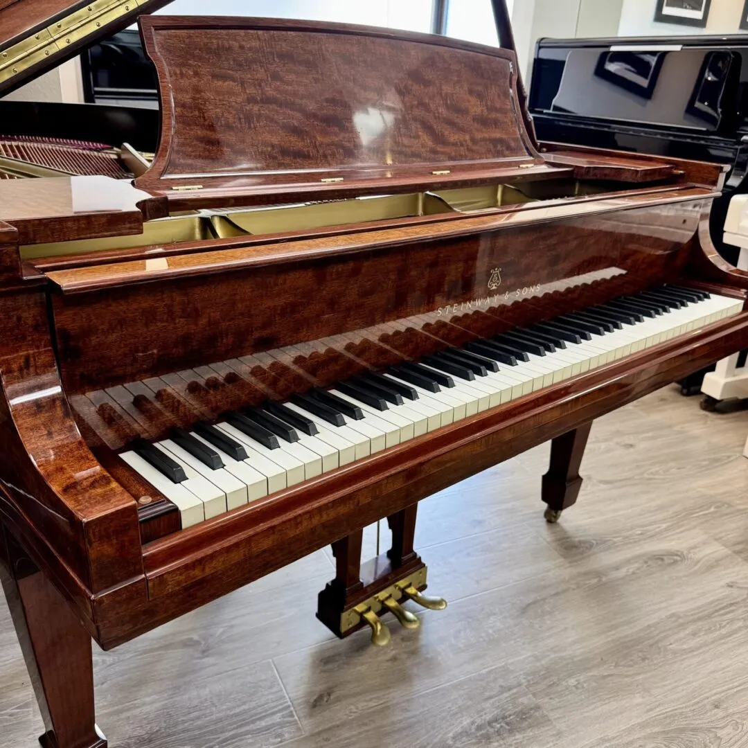 steinway sons model a3 grand piano mahogany finish