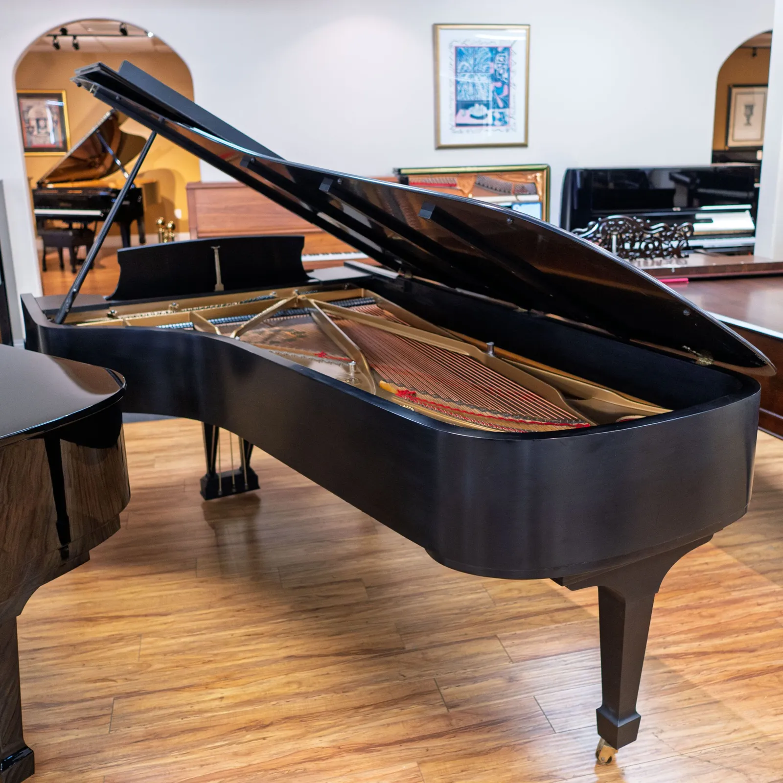 steinway sons model d concert grand piano ebony satin