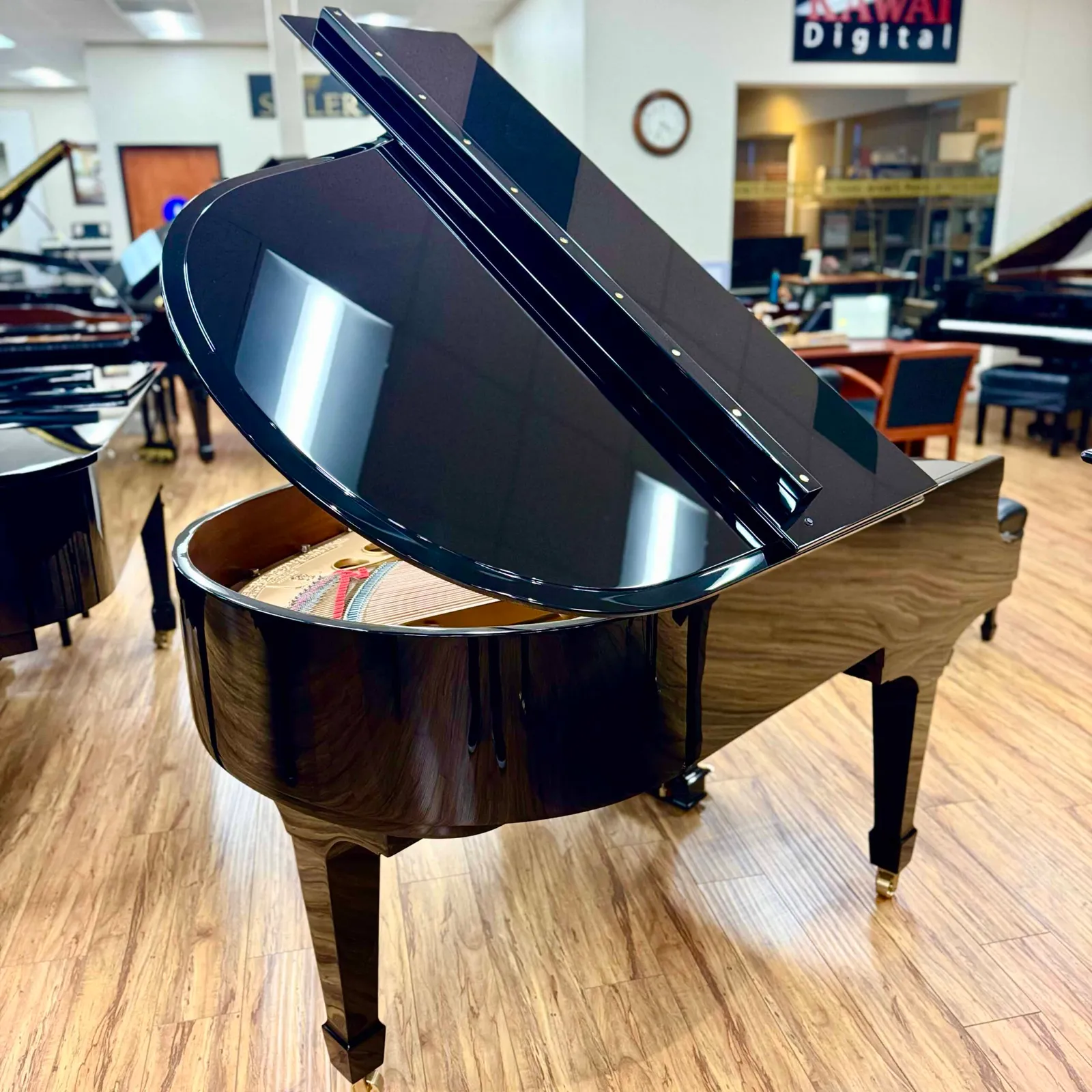 steinway sons model m grand piano ebony polish