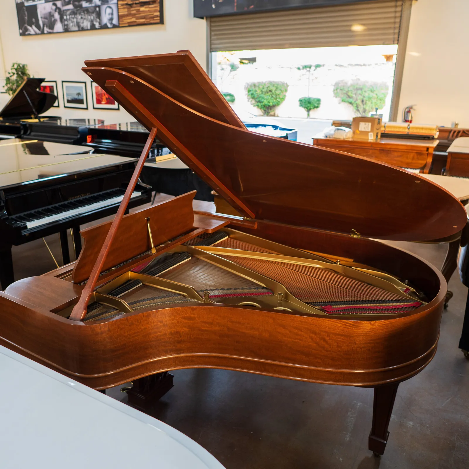 steinway sons vintage model o living room grand piano walnut satin