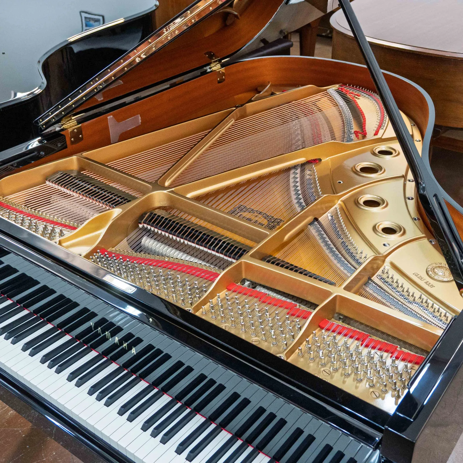 yamaha c3 conservatory grand piano black polish