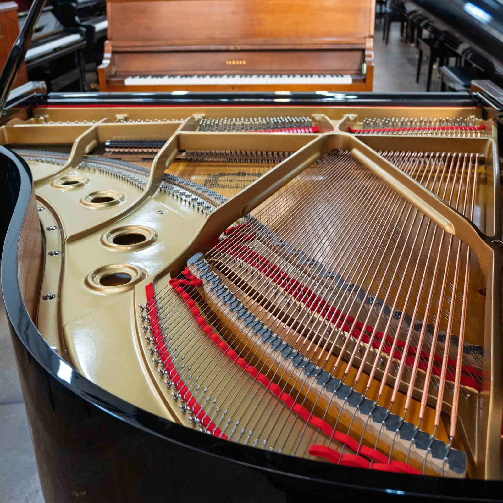 yamaha c3 conservatory grand piano black polish