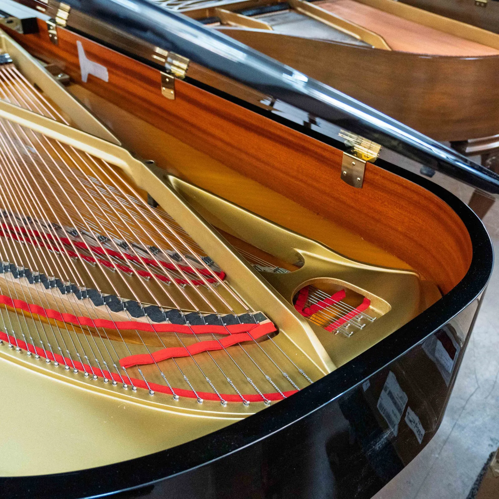 yamaha c7 conservatory grand piano black polish