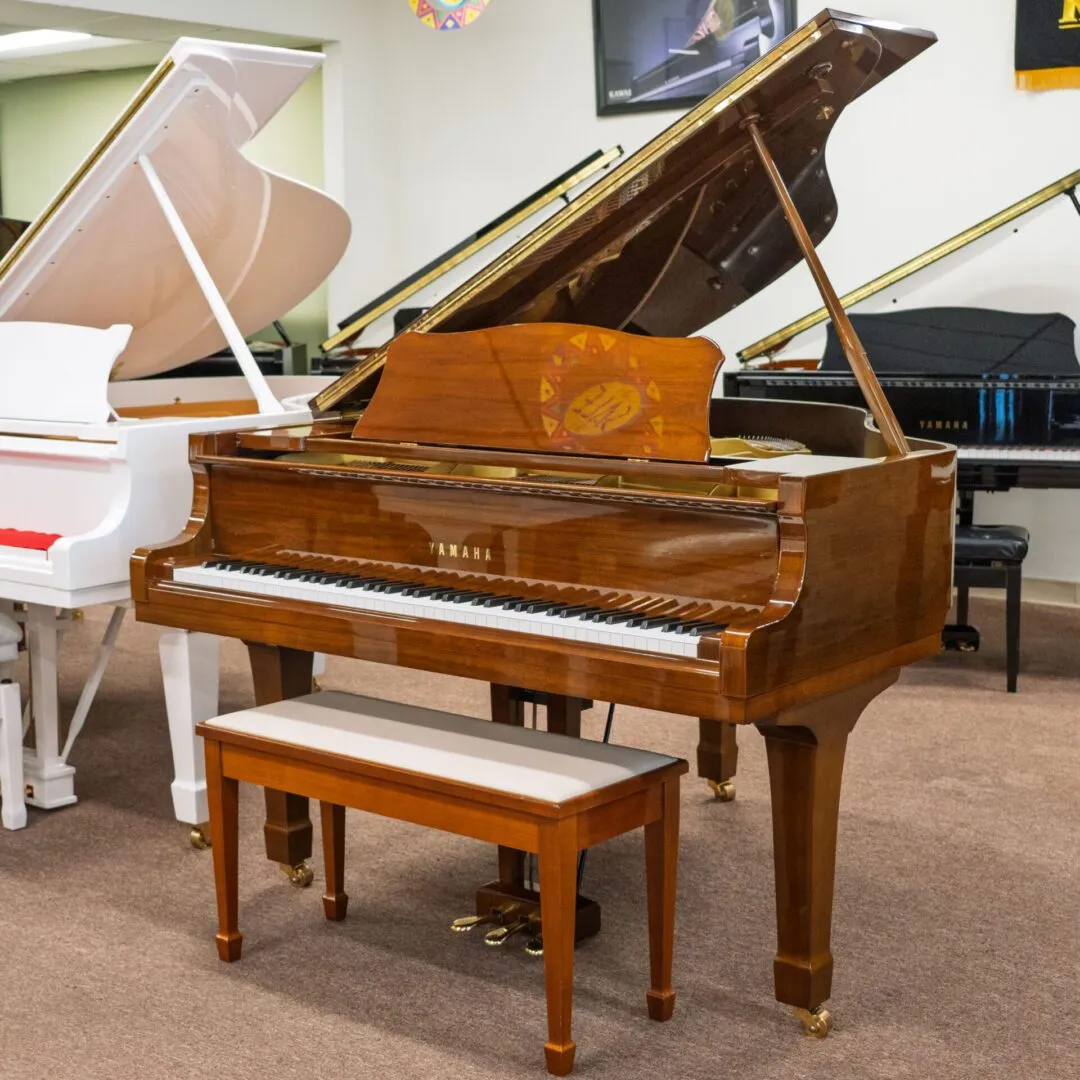 yamaha g1 grand piano walnut polish