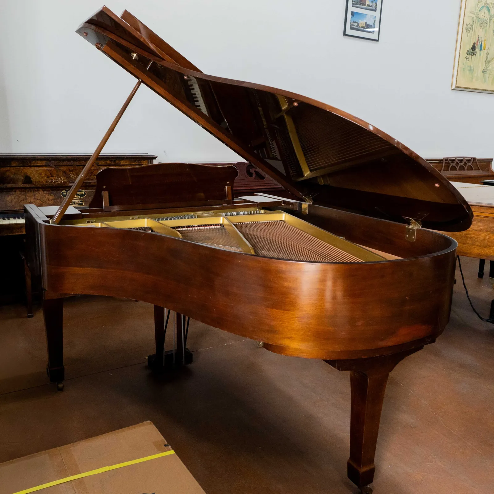 yamaha g3 grand piano mahogany