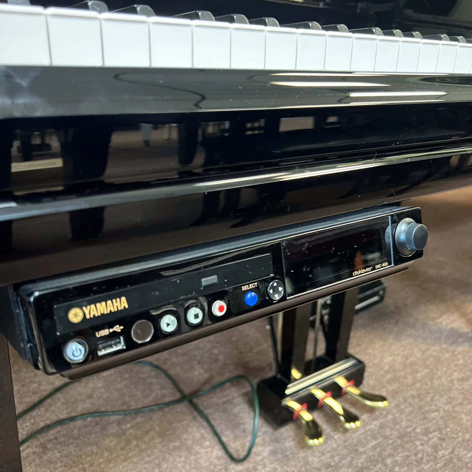 yamaha gc2 disklavier player grand piano ebony polish