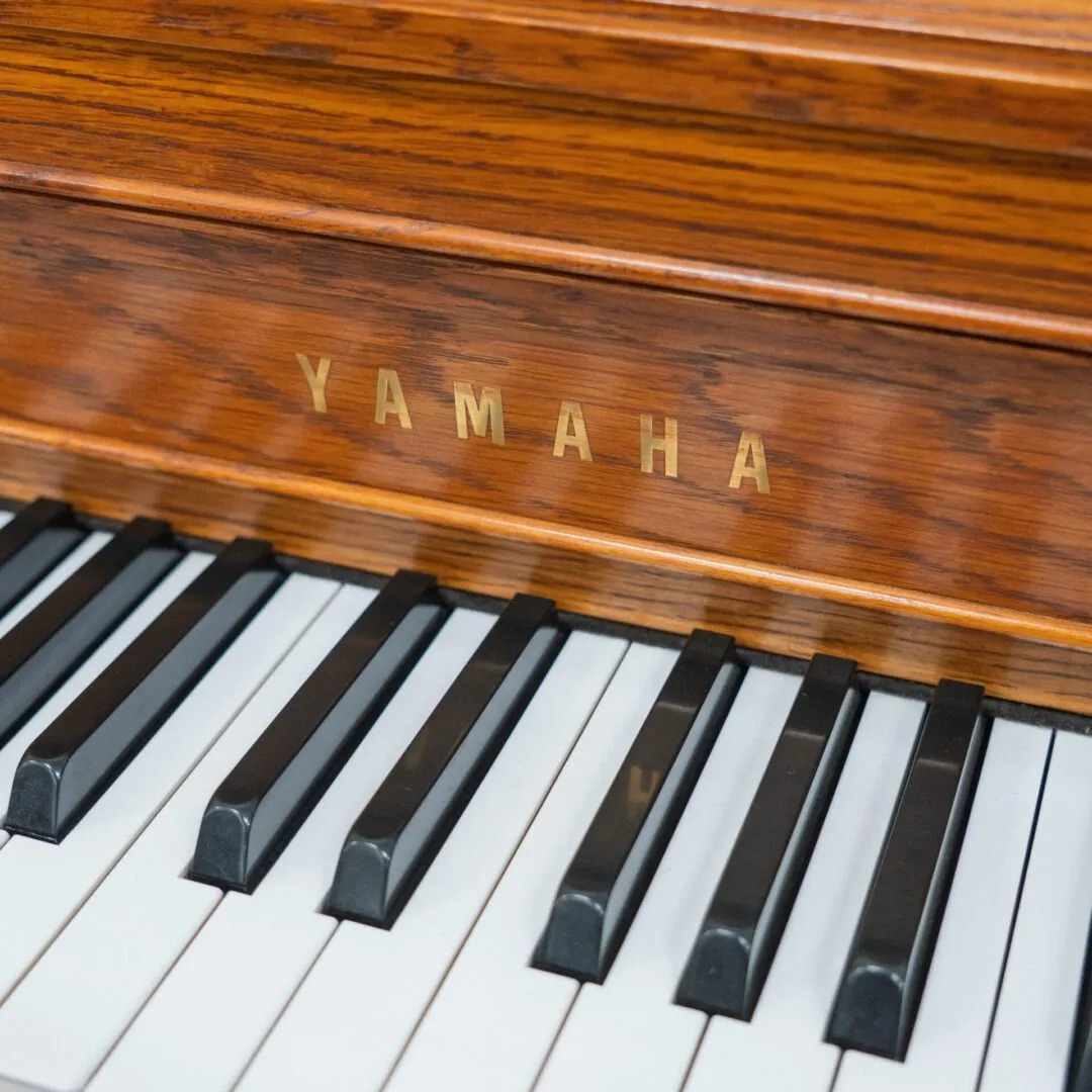 yamaha m450 tao upright piano traditional american oak