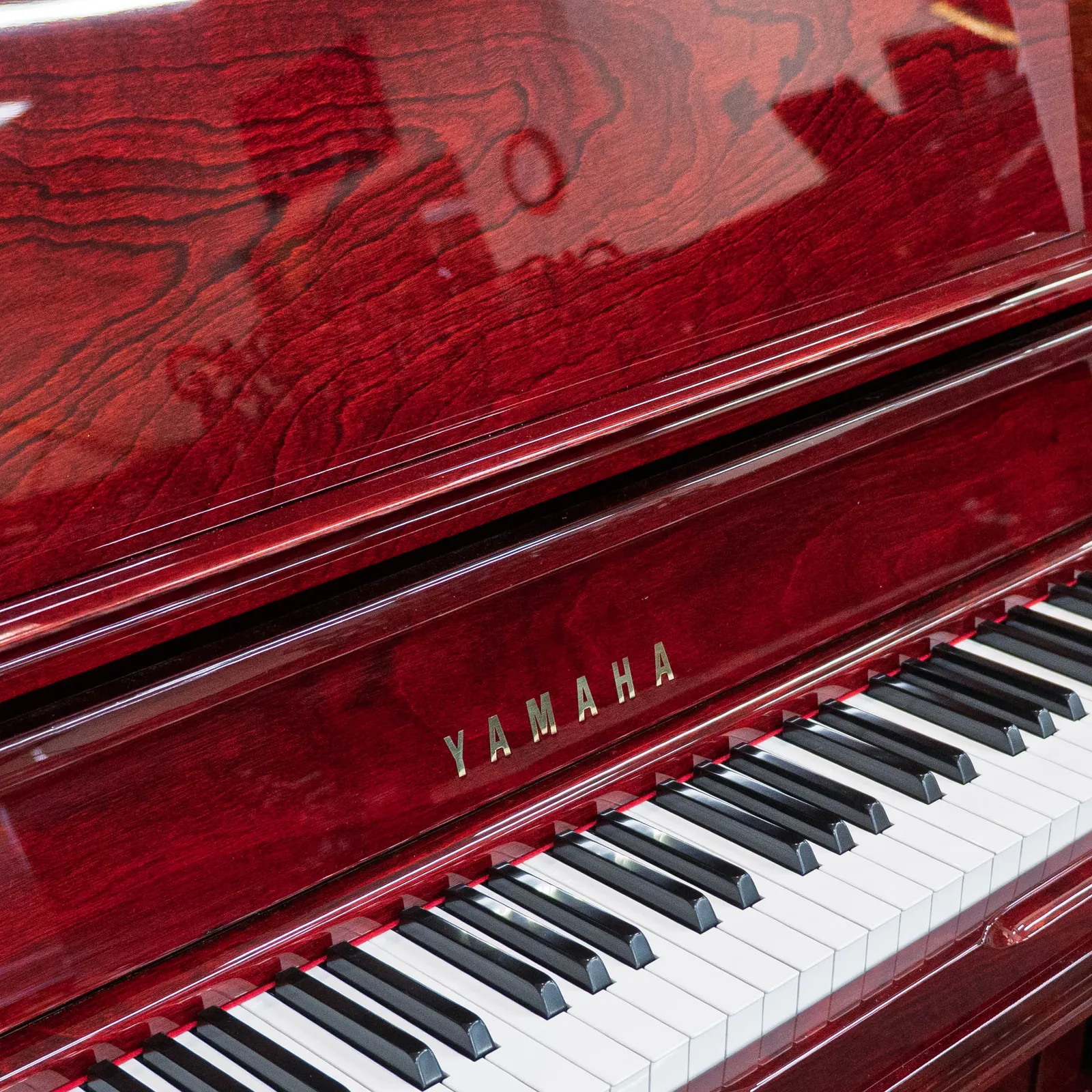 yamaha wx3abic professional upright piano polished burgundy mahogany